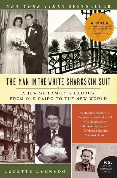 Book Club reads "The Man in the White Sharkskin Suit"