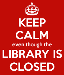 The library will be closed for the week