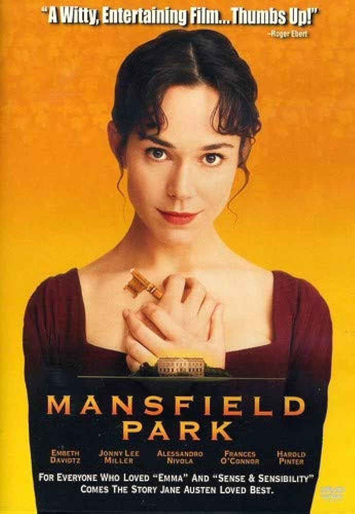 The film club presents "Mansfield Park (1999 film)"