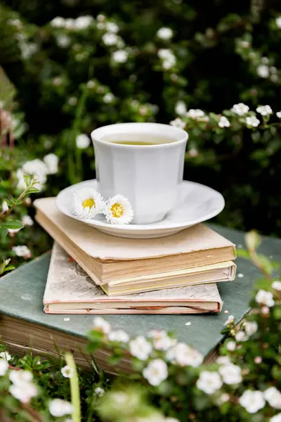 Books and tea